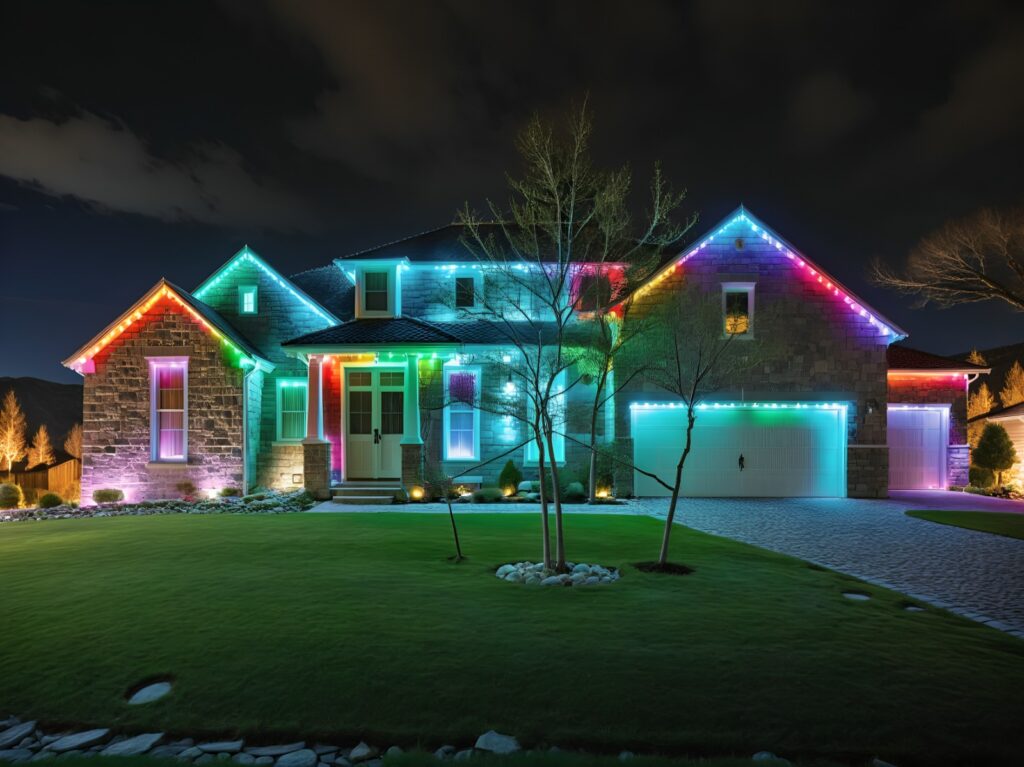 Christmas Light Installation In San Marcos