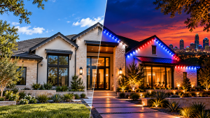 Permanent Outdoor Lighting Comparison in Austin